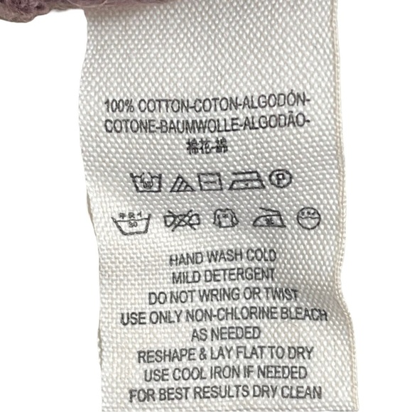 Free People Belong To You Open Knit Sweater In Dark Purple Size Small NWT - Picture 13 of 13